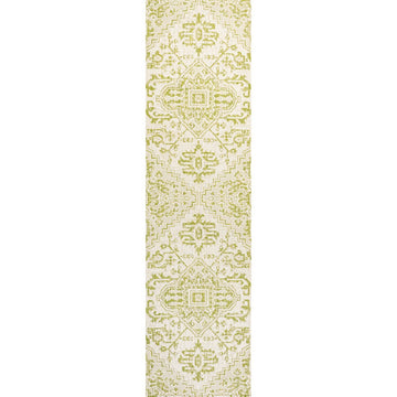 Estrella Bohemian Medallion Textured Weave Indoor/outdoor Runner Rug